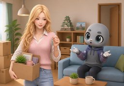 Why's that?のイラスト