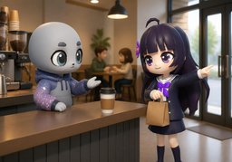 Take out, please.のイラスト