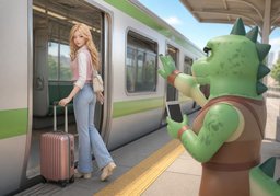 Have a safe journey.のイラスト
