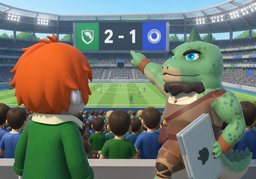 Who's winning?のイラスト