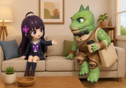 Move over.のイラスト