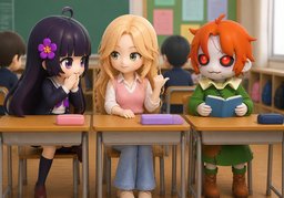 Where does ~ sit?のイラスト