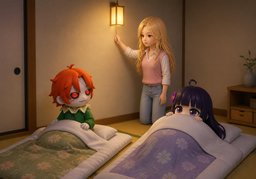 Lights out.のイラスト