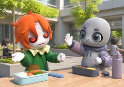 Rock, paper, scissors?のイラスト