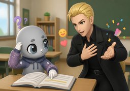 What's the meaning of ~?のイラスト