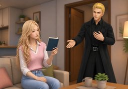 I gave you ~.のイラスト