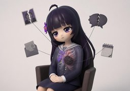 心病のイラスト