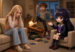 out of controlのイラスト