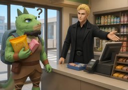 You can pay at ~.のイラスト
