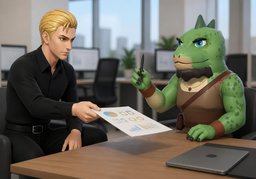 if you could find timeのイラスト