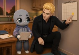 When is ~ due?のイラスト