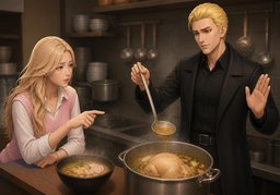 I cook with ~.のイラスト