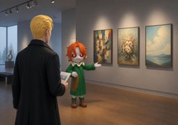 Are there any ~ on display?のイラスト
