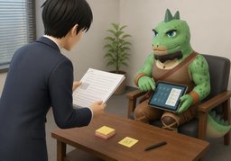 ~ report on ~のイラスト