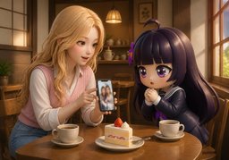 met up with ~のイラスト