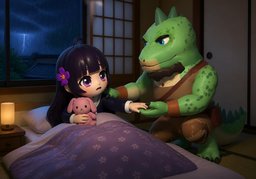 Stay with ~.のイラスト