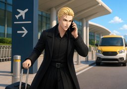 Headed to ~.のイラスト