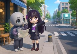 Is there ~ nearby?のイラスト