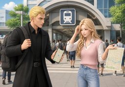 ~ no sense of directionのイラスト