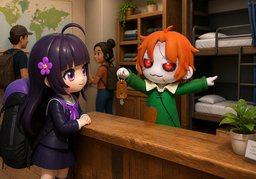 Do you have any vacancies?のイラスト