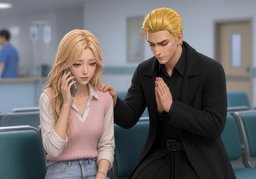 I'm praying for ~.のイラスト