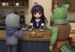 Can we pay separately?のイラスト