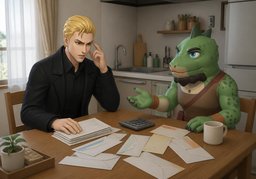 Let's save ~.のイラスト