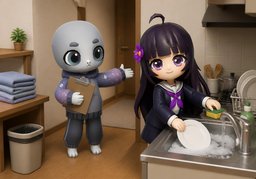 Let's divide up ~.のイラスト