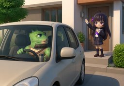 Drive carefully.のイラスト