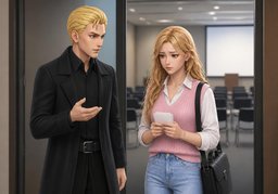 ~ seem tense.のイラスト