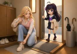 ~ doesn't take ~.のイラスト