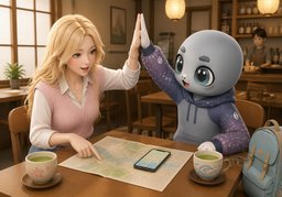 ~ all for ~.のイラスト