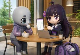 off and onのイラスト