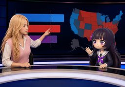 ~ get ~ of the voteのイラスト