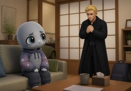 Why does it have to be ~?のイラスト