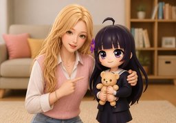 딸のイラスト