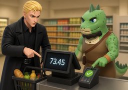 Is this the total cost of ~?のイラスト