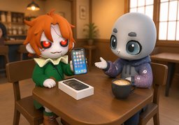 I made the switch from ~ to ~.のイラスト