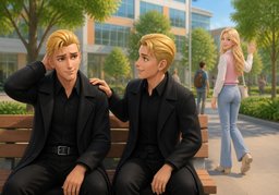 It was ~ before ~.のイラスト