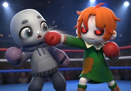 Take that.のイラスト