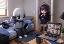 What did I tell you?のイラスト
