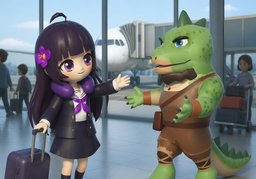 How was your flight?のイラスト