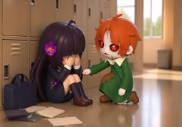 You're not alone.のイラスト