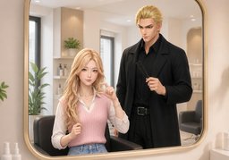 Just give me a trim.のイラスト