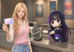 Admission is free for ~.のイラスト