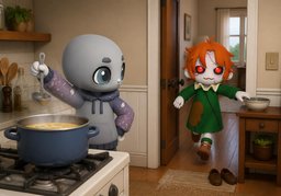 Soup's on!のイラスト