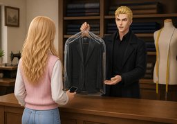 We have ~ made for ~.のイラスト