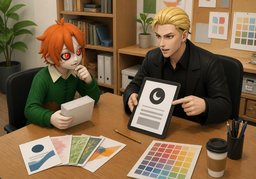 What kind of ~ do you want to hand out?のイラスト