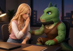 Can I trust you?のイラスト