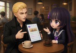 I heard it's good for ~.のイラスト